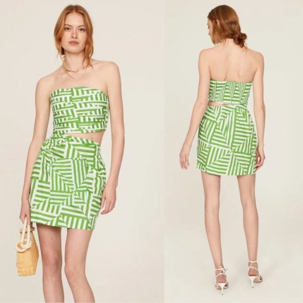 S/W/F Green Mini Dress